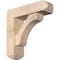 Ekena Millwork Legacy Craftsman Smooth Bracket w/ Offset Brace, Douglas Fir, 5 1/2"W x 18"D x 18"H BKT0604X18X18LEC04SDF - alternate 1